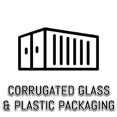 corrugated glass & plastic packing products for dedicated transportation management services
